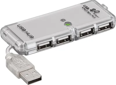 Produktbild von Wentronic USB - HUB 4 Port Mini Hub USB 2.0