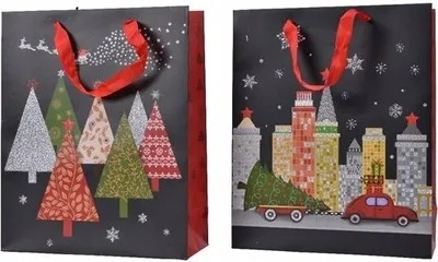 Produktbild von Torebka prezentowa świąteczna 31x40x12 cm 778264
