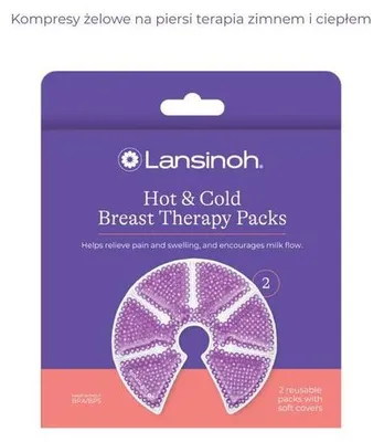 Produktbild von Lansinoh Gelkompressen für die Brust, Wärme- und Kältetherapie, 2 Stück