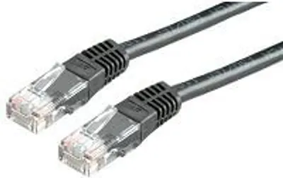 Immagine prodotto di Igloo Cavo Patch UTP Cat.6 0.5m Nero AM68 - Cavo di Rete Ethernet
