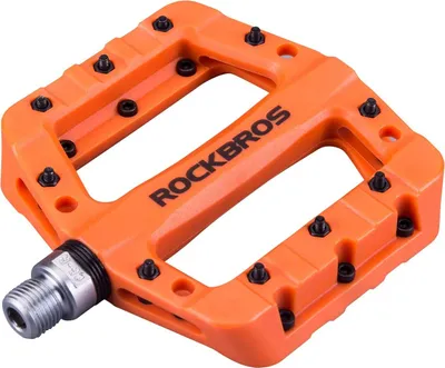 Produktbild von ROCKBROS Fahrradpedale, Composite Flatpedale, 9/16'', Orange