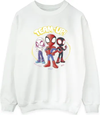 Produktbild von Marvel - "Spidey And His Amazing Friends" Sweatshirt für Herren BI44831 (M) (Weiß)