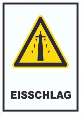 Produktbild von Eisschlag Aufkleber A4 (210x297mm)