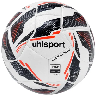 Produktbild von Uhlsport Spielball MATCH ADDGLUE weiß/marine/fluo rot
