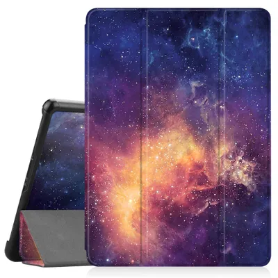 Produktbild von Fintie Hülle für Samsung Galaxy Tab S4 10.5 2018 mit S Pen Halter - Ultra Schlank Ständer Schutzhülle Case mit Auto Schlaf/Wach Funktion für Samsung Tab S4 10.5 Zoll Tablet T830/T835, Die Galaxie