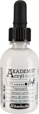 Produktbild von Schmincke Akademie Acryl color Ink 50ml Titanweiß 23111024