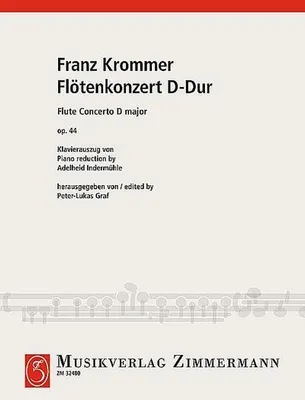 Produktbild von Konzert D-Dur op.44 für Flöte undOrchester für Flöte und Klavier