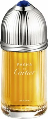 A bottle of Pasha de Cartier perfume.