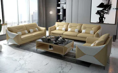 Produktbild von Sofagarnitur 321 Sitzer Beige Modern JVmoebel