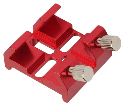 Productafbeelding van Zwaluwstaartbasis Aluminiumlegering - Universele Bevestiging - Duimschroefsloten - M4-schroeven - Compatibel met Telescoop - Geschikt voor Zoekers - Zoekerbeugel