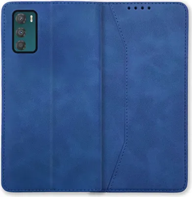 Produktbild von Bookstyle 'Premium' Schutzhülle Klapphülle Schutztasche Etui Cover für Motorola Moto G42 5G - Blau