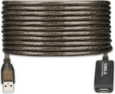 Obrázok produktu pre Predlžovací kábel s USB Ewent EW1023 20 m čierny