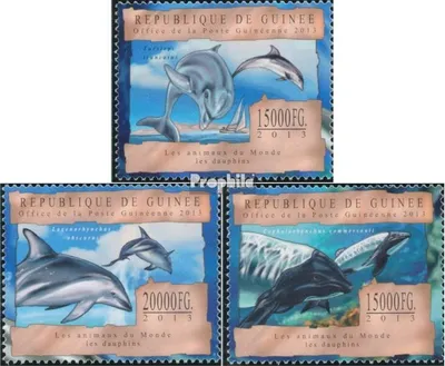 Produktbild von Briefmarken Guinea 2013 Mi 9853-9855 (kompl. Ausgabe) postfrisch Delfine