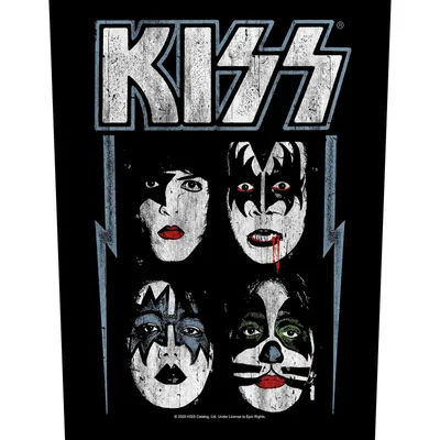 Produktbild von Kiss - Gesichter - Patch RO5011 (Einheitsgröße) (Schwarz)