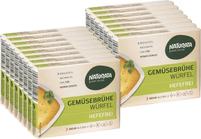 Produktbild von Gemüse-Brühwürfel hefefrei, ohne Palmöl, 15 x 6x12 g