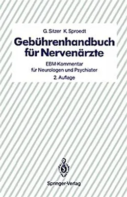 Obrázek produktu pro Gebührenhandbuch für Nervenärzte
