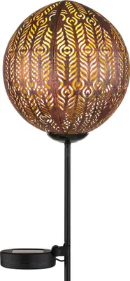 Produktbild von GLOBO 36560 Solarleuchte Metall schwarz matt, LED