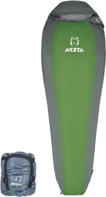 Obrázok produktu pre Dvojsezónny spací vak 50/10 stupňov – kempingový vak – kompaktný – ultralahký – spací vak 85 x 30 x 20 palcov