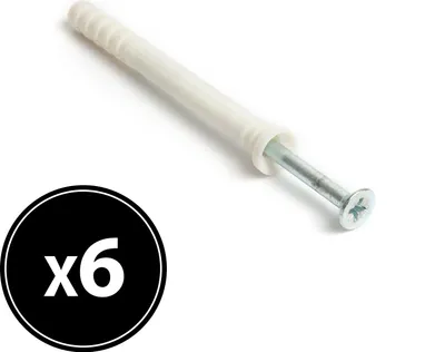 Obrázek produktu pro Rázová hmoždinka - 8 x 80 mm - 12 kusů / balení