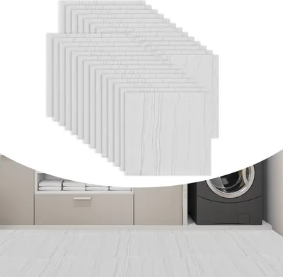 Obrázek produktu pro LARS360 54 kusů Samolepicí vinylová podlaha 30 x 30 cm, voděodolná PVC podlaha s 3D strukturou dřeva, cca 5 m² - přírodní dubový vzhled