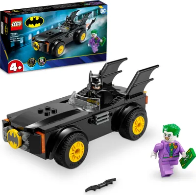 Produktbild von LEGO 76264 DC Verfolgungsjagd im Batmobile: Batman vs. Joker Spielzeugauto-Set, Superhelden-Starterset mit 2 Minifiguren, Spielzeug für Vorschulkinder, Jungen, Mädchen ab 4 Jahren, schnell aufgebaut