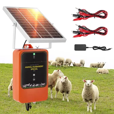 Solar-Weidezaungerät, 10 km Reichweite, 1 Stück
