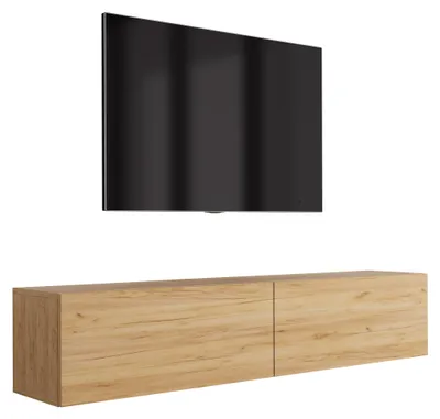 Immagine prodotto di Mobile TV sospeso, legno di quercia, 170 x 32 x 34 cm