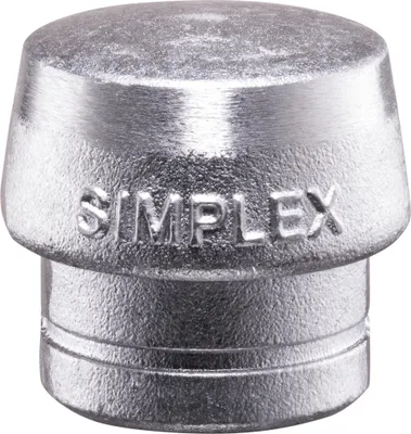 Produktbild von Halder Schonhammerkopf Durchmesser 80mm für Simplex lose Weichmetall hart silber - 3209080