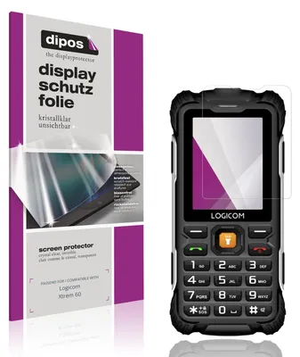 Zdjęcie produktu dla 4 folie ochronne do Logicom Xtrem 60, zapewniające przejrzystą ochronę ekranu