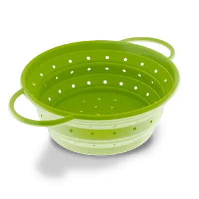 Produktbild von Coolinato faltbares Silikon-Sieb 24 cm grün