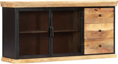 Zdjęcie produktu dla Szafka, 150 x 40 x 75 cm, lite drewno mango