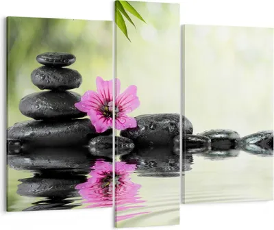 Produktbild von Bild auf Leinwand - Leinwandbild - Asien kultur japan orientalisch - 95x80cm - Wand Bild - Wanddeko - Leinwanddruck - Bilder - Kunstdruck - Wanddekoration - Leinwand bilder - Wandkunst - CB95x80-2555