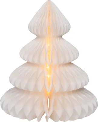 Obrázek produktu pro Lumineo paperikuusi valolla, 48 cm, lämmin valkoinen, paristokäyttöinen
