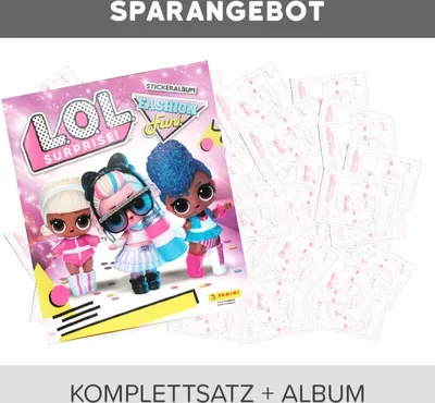 Produktbild von Panini - L.O.L Surprise 2 Lets be Friends - Sammelsticker - Komplettsatz + Album