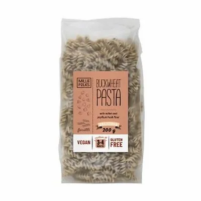 Produktbild von Mill & Folks Buchweizen Fusilli mit Hirsemehl 200g