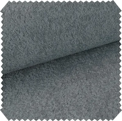 Productafbeelding van novely® MONIQUE fluweelzachte bouclé-velours stof, moeilijk ontvlambaar, per meter - Kleur: 90 Grafiet