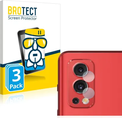 Produktbild von 3x BROTECT Schutzglas für OnePlus Nord 2 5G (NUR Kameraschutz) Schutzfolie Panzer Folie Glas Display Schutz klar