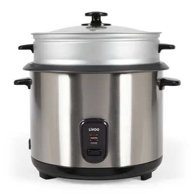 Immagine prodotto di Vaporiera in acciaio inox da 2,8 l e 1000 w Livoo DOC293