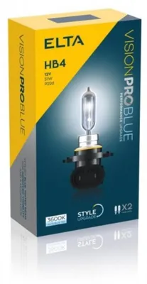 Zdjęcie produktu dla Elta HB4 VisionProBlue 60 W 12 V P22d, zestaw 2 sztuki EB1906TR