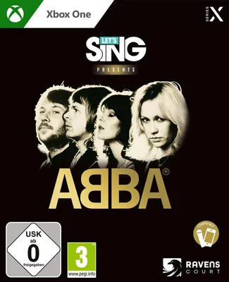 The cover art for the video game 'Let's Sing ABBA' for Xbox One.