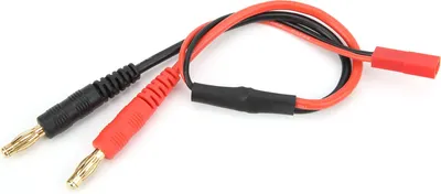 Immagine prodotto di cavo adattatore da 21,6 cm con spina JST e spina a banana da 4,0 mm, 20 AWG per caricabatterie B6 LiPo