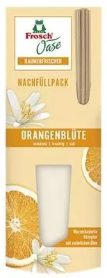 Obrázok produktu pre Osviežovač vzduchu, 90 ml, náhradná náplň, FROSCH „Oase“, pomaranč