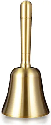 Produktbild von Kompakte Metallhandglocke – für Gottesdienste, Meditation, Retro-Design