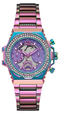 Produktbild von Guess Damen Multifunktion Armbanduhr Iridescent Edelstahl 36 mm GW0552L4