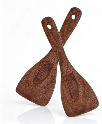 2er Set Holz-Reislöffel, japanischer Reis-Spatel, Küchenhelfer