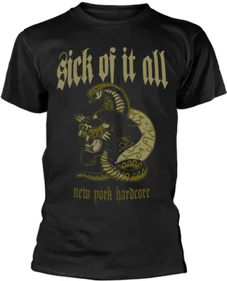 Produktbild von Sick Of It All - "New York Hardcore" T-Shirt für Herren/Damen Uni PH236 (S) (Schwarz)