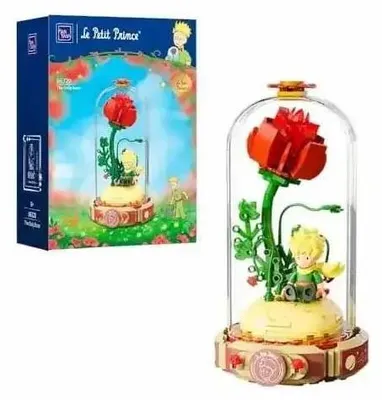Image de Petit Prince Éternité La seule rose Boîte de construction 22 cm