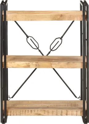 Immagine prodotto di Libreria 3 scomparti 60x30x80 cm in legno massiccio di mango