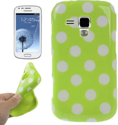 Produktbild von Schutzhülle TPU Punkte Case für Handy Samsung Galaxy S Duos S7562