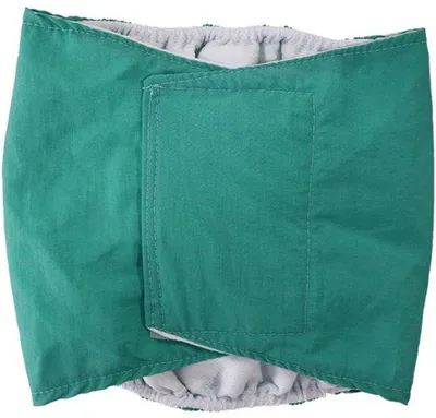 Immagine prodotto di Pannolini per cani - Pannolini per cuccioli a lunga durata - Pannolini per cuccioli riutilizzabili e assorbenti - Per cani maschi (maschio, L) in caso di perdita di urina, mestruazioni, incontinenza o minzione eccessiva